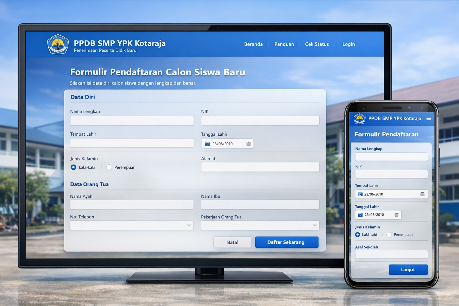 Contoh Aplikasi Web